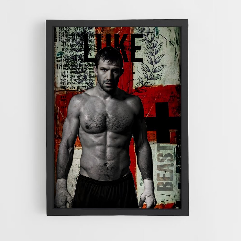 Poster Luke rockhold – affiche MMA (vue 2)